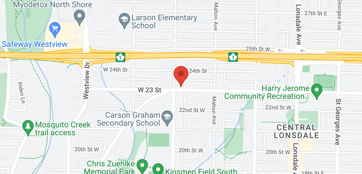map of 356 W 23RD STREET